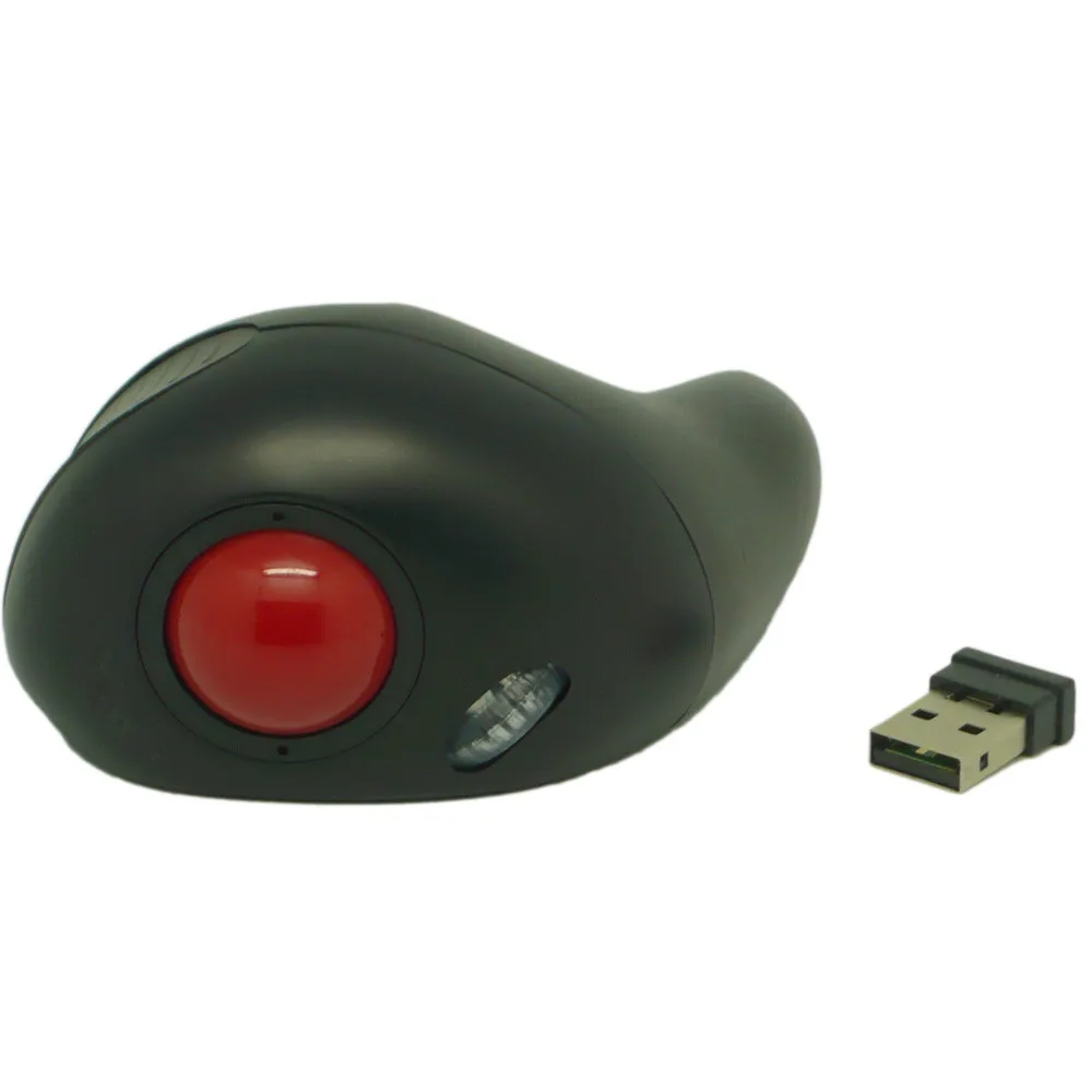 Высокое качество Мини 2 4 GHZ беспроводной палец Ручной USB 1000 точек/дюйм Trackball 1600