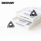 Набор токарных инструментов, комплект из 10 твердосплавных лезвий для резки металла, DESKAR 22ER 22IR 5ACME 6ACME LDA