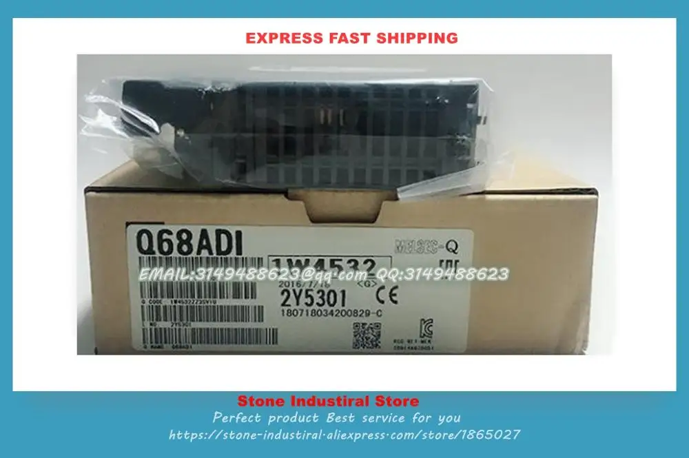 Аналоговый входной модуль Q Series PLC Q68ADI Новый в коробке|Кронштейны| |