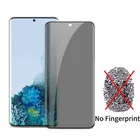 Защита экрана без отпечатков пальцев для Samsung S10, S20, S21, S30 Ultra PLUS, противошпионское Защитное стекло для S20FE, закаленная пленка