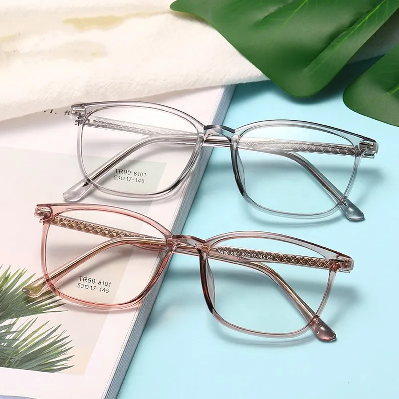Классический стиль лидер продаж Квадратные прозрачные очки TR90 оптические
