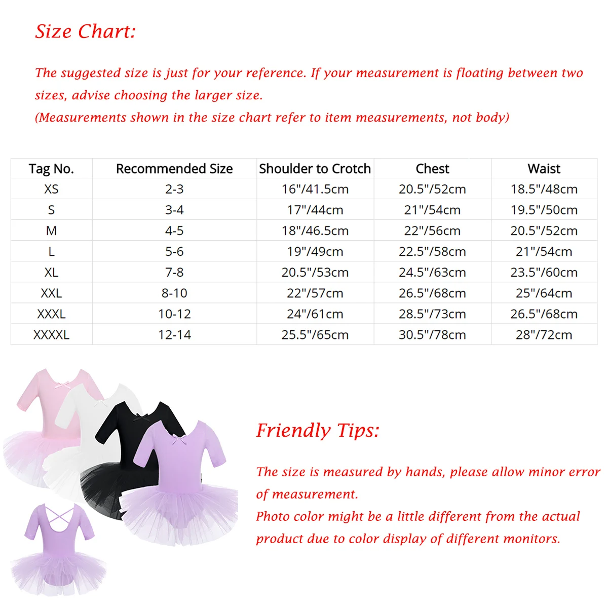 

Girls Ballet Tutu Dress Kids Dance Wear Performance Clothes Ballet Dance Clothing Gymnastics Leotard Jumpsuit Ballerina Costumes