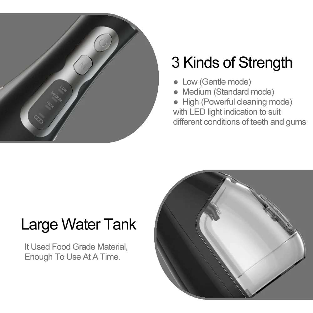 Зубная водяная нить для ирригатора полости рта зубная палочка чистки зубов уход