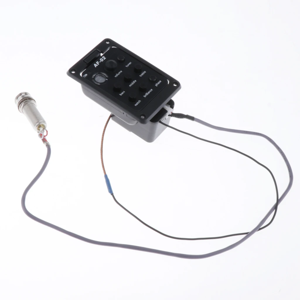 

Guitar Pickup 4 Band Acoustic Guitar Preamp Equalizer EQ Pickups Accessories