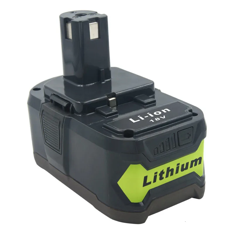 Для Ryobi ONE+ 18V 6000 мА/ч, литий-ионный аккумулятор Батарея Замена RB18L50 RB18L40 RB18L25 P108 P107 P104 P105 P102 P103 с светодиодный светильник