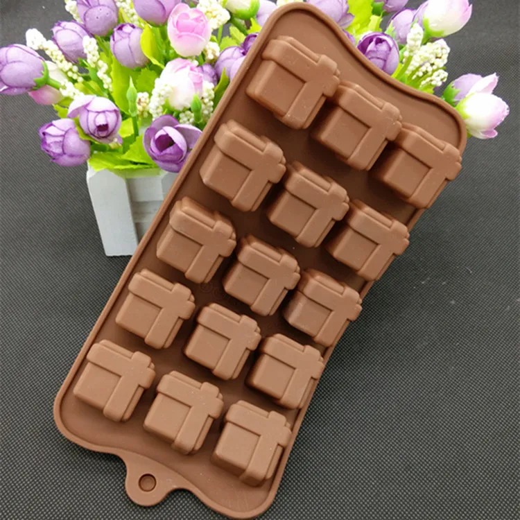 Christmas Gift Box Easter Eggs Animals Silicone Mold Fondant Cake DIY Chocolate Biscuit Handmade Ice Baking Tools | Дом и сад