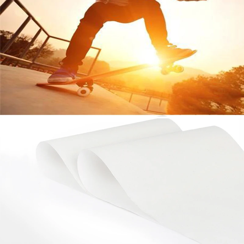 

84*24cm PVC Longboard Sandpaper For Skateboard Deck Clear Skate Scooter Sandpaper Sticker Skateboard Thickened Grip Tape