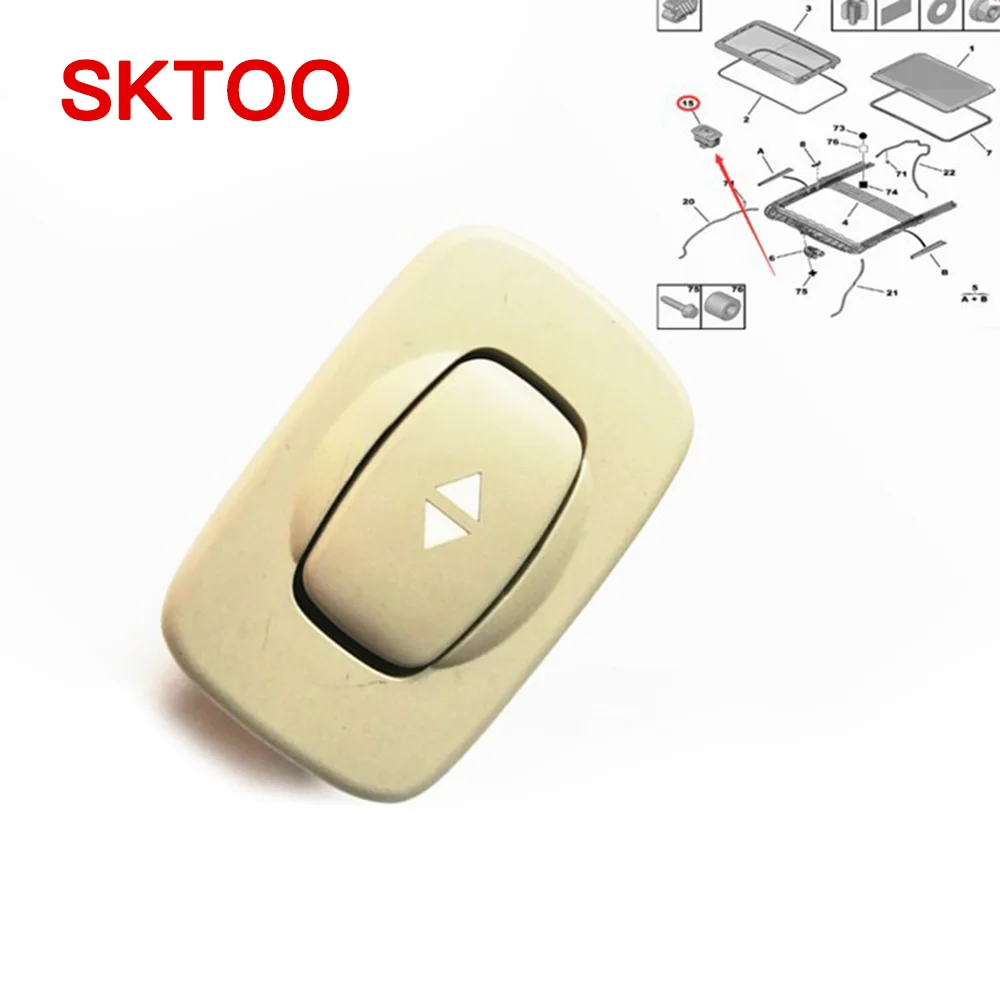 

Sunroof Control Button Switch 96660233BK for Peugeot 308 2011-2016 Car Accessories