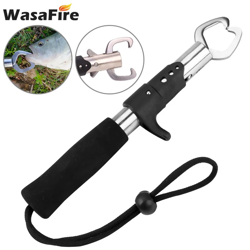

1pcs Fish Tackle Fish Lip Clip Clamp Portable Stainless Steel Fishing Grip Fishing Plier Accessories for Dropshpping