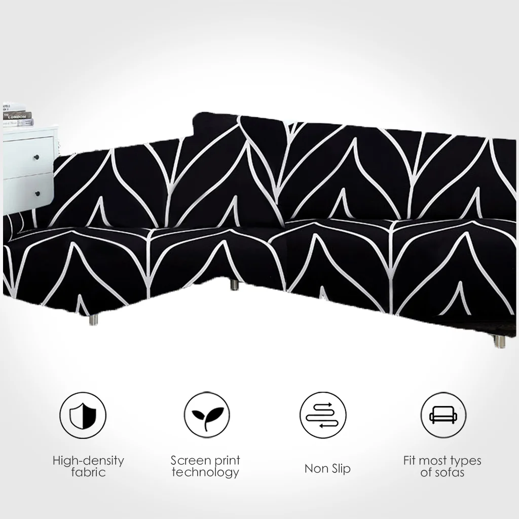 Эластичный чехол для дивана с принтом гостиной новинка 2020 из спандекса угловой