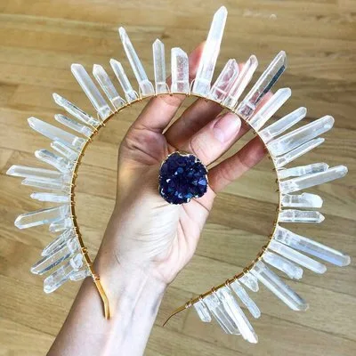 

Crystal Crown Hairbands 2020 Hoop Women Luxury Music Festival Wedding Party Headband Handmade Bride Hair Accessories Headwear