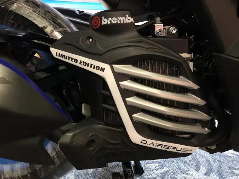 Модифицированный мотоцикл NVX aerox решетка радиатора бак для воды сетка решетка радиатора Защитная крышка для yamaha NVX155 DGR155 L155