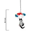 Воздушный шар, подвеска для автомобиля, подвеска для зеркала заднего вида украшает мультфильм Obd2 автомобиля парашют для кошек