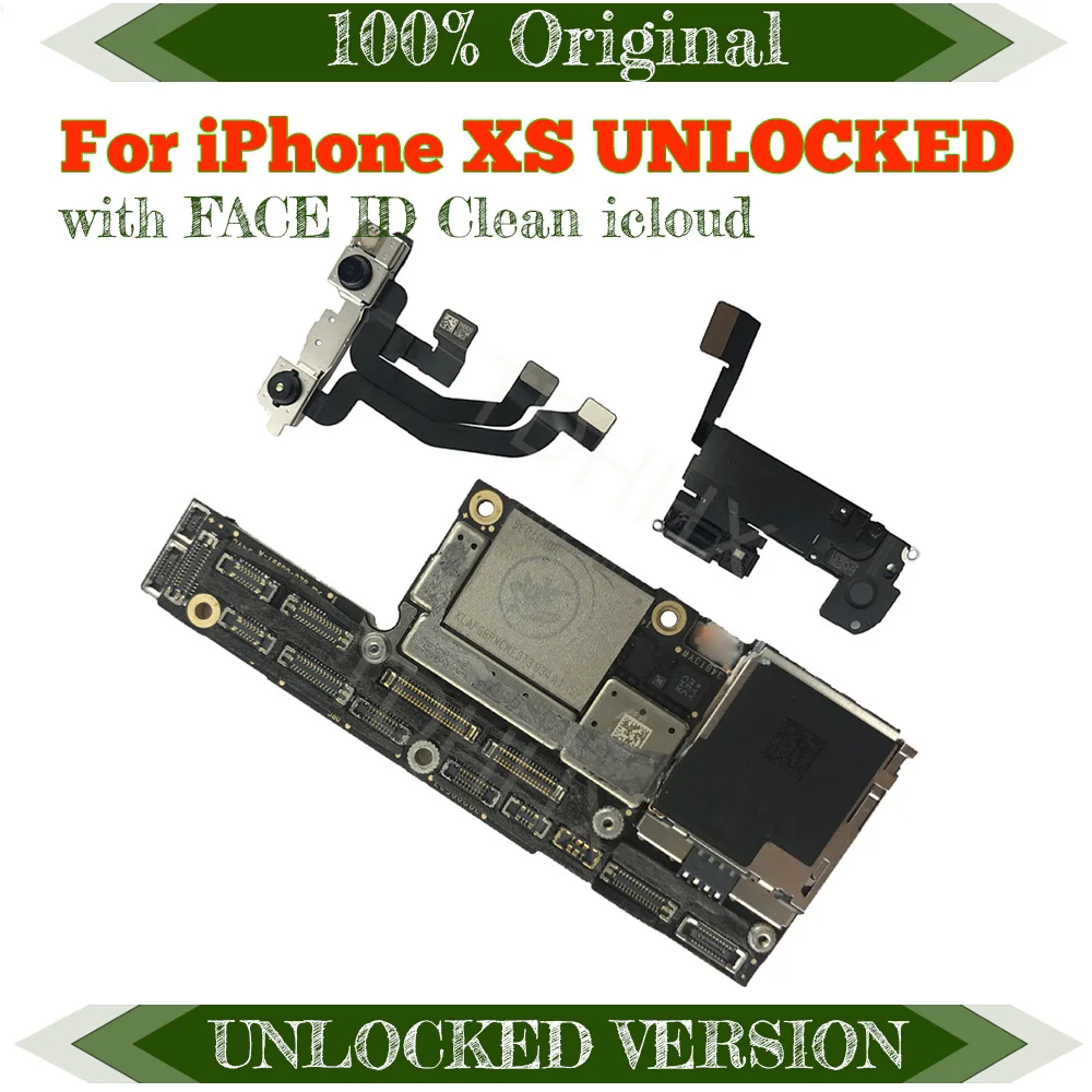100% Оригинальный разблокированный Бесплатный iCloud для материнской платы iPhone XS