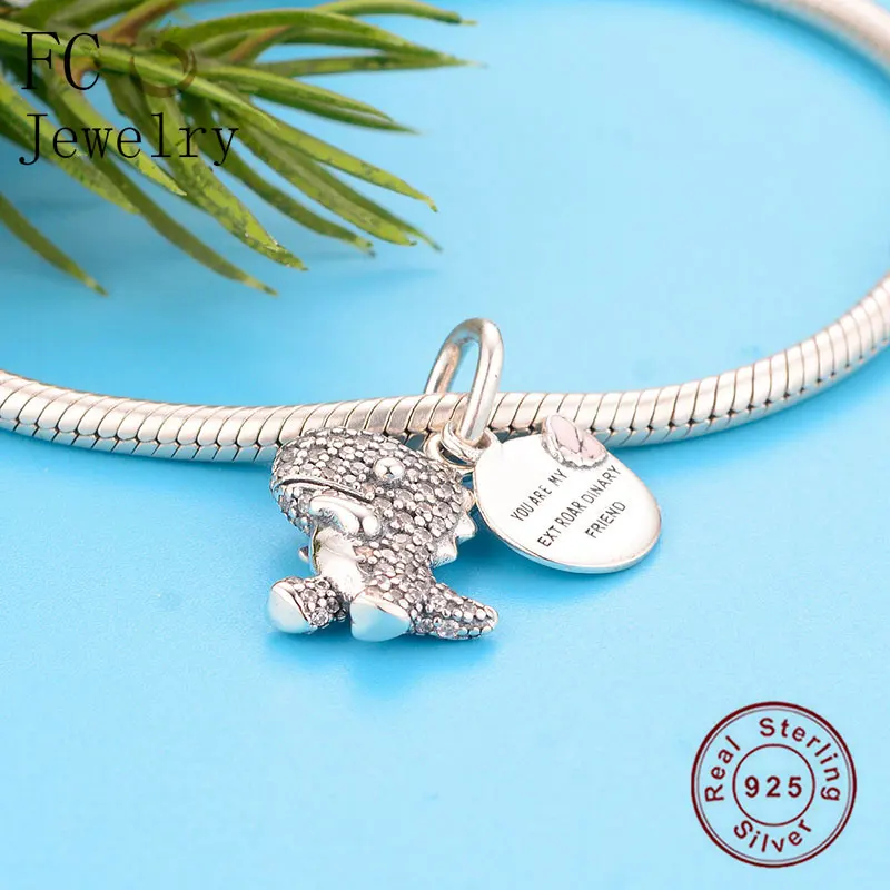 Шарм-браслет из серебра 925 пробы с розовыми бусинами | Украшения и аксессуары