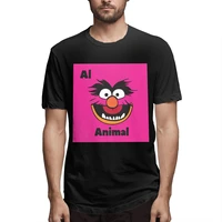 muppet science animal men novelty tees short sleeve crewneck t shirt 100 cotton gift clothing