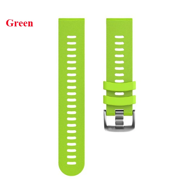 Green JKER 20 мм спортивный силиконовый ремешок для часов для Garmin Forerunner 245 245M 645 Vivoactive 3 Vivomove HR умный Браслет - Цвет: Green