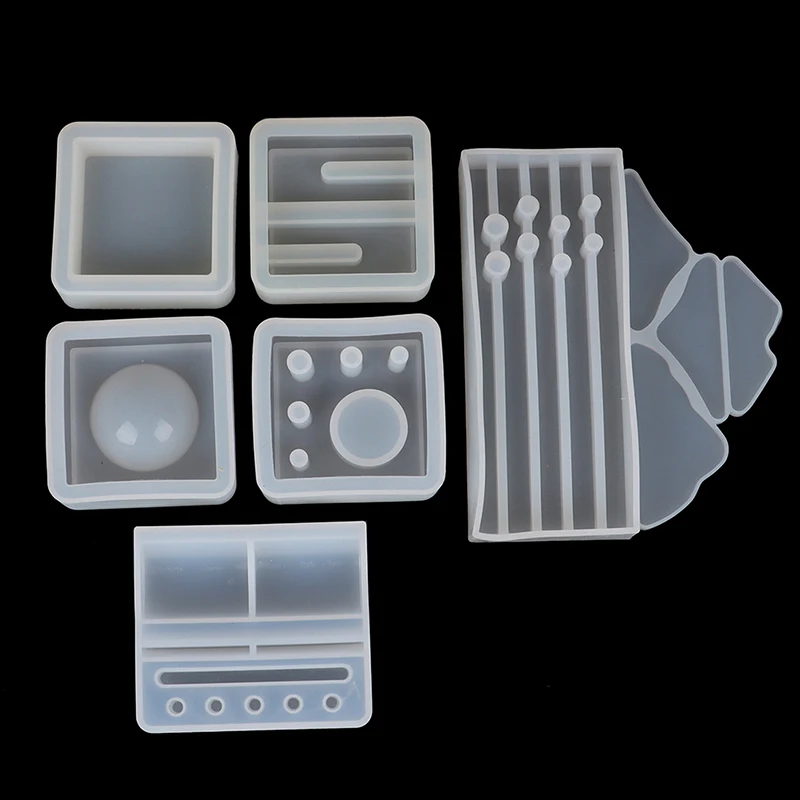 Resin Silicone Mold Card Storage Pen Holder Jewelry Making Moldes | Украшения и аксессуары