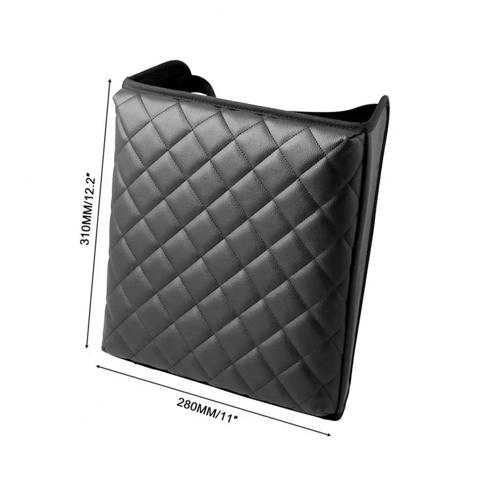 

Durable Black Soft Car Armrest Cover Anti-Slip Wear Resistant PU Black Waterproof Seat Box Cover for SUV 2011-2019 Car Accessory