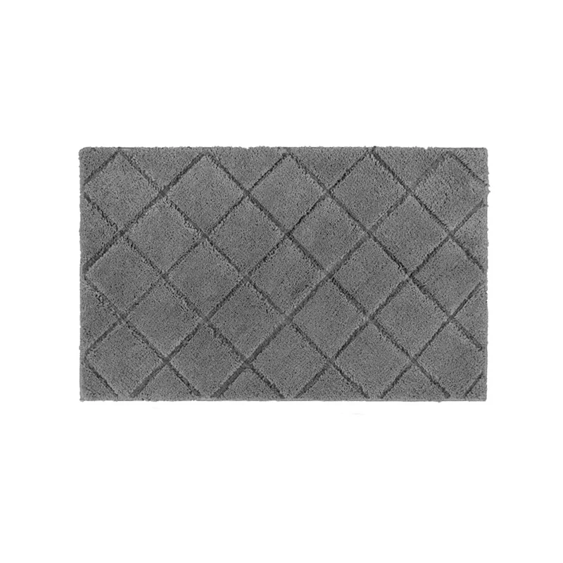

Musthome Bathroom Rugs square Lingge Bathroom Door Mats with Non-slip Grip Absorbent Quick-drying Bath Mat carpet decoration