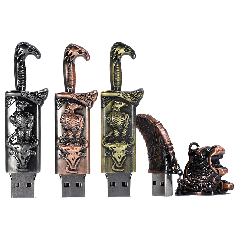 Металлический usb флеш-накопитель с ножом 4 ГБ 8 16 32 64 128 256 | Компьютеры и офис