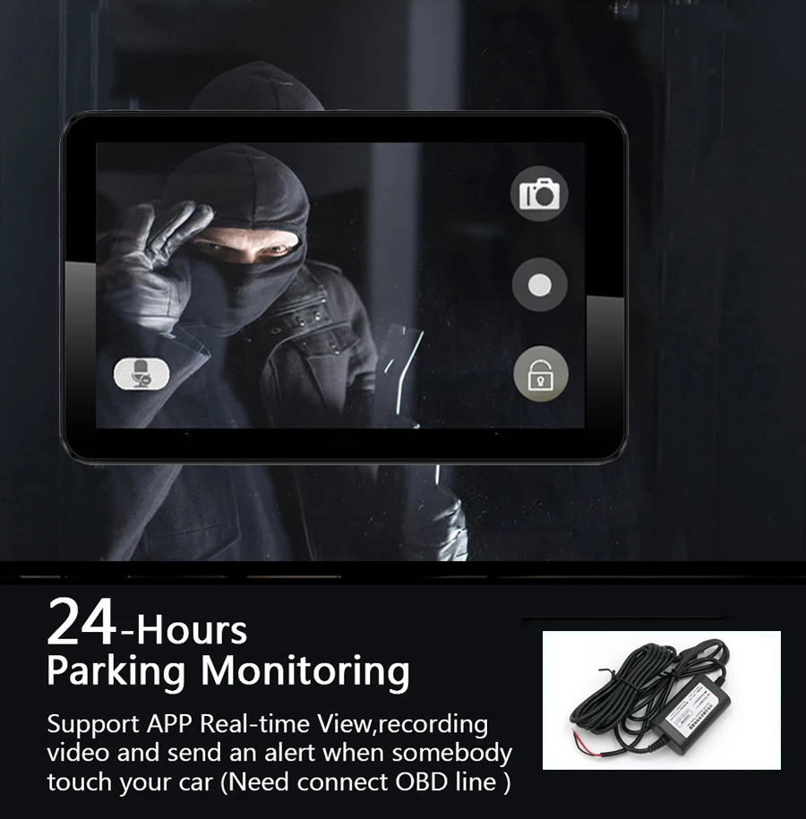 Anfilite 7 дюймовый Android WIFI Автомобильный видеорегистратор с GPS Навигатором Двойная