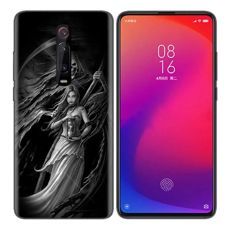 Черный мягкий силиконовый чехол-сумка для Xiaomi mi 9T CC9 Red mi 4 4X5 6 6A 7 7A Note Plus K20 Pro F1 Tampa Fall Marilyn Monroe t
