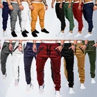 Новые модные мужские брюки-Карго повседневные однотонные сапоги с несколькими карманами, штаны размера плюс джоггеры S-3XL