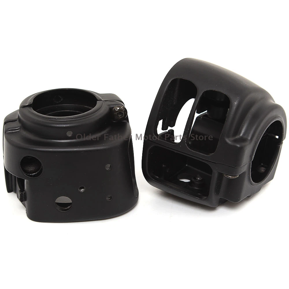 Черная крышка переключателя мотоцикла кнопки крышки корпусов для Harley Softail Dyna