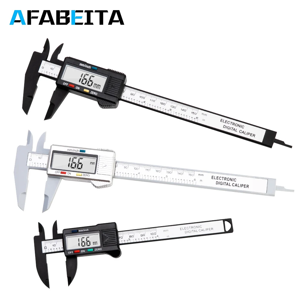Цифровой штангенциркуль 6 дюймов Электронный с нониусом 150 мм цифровой микрометр