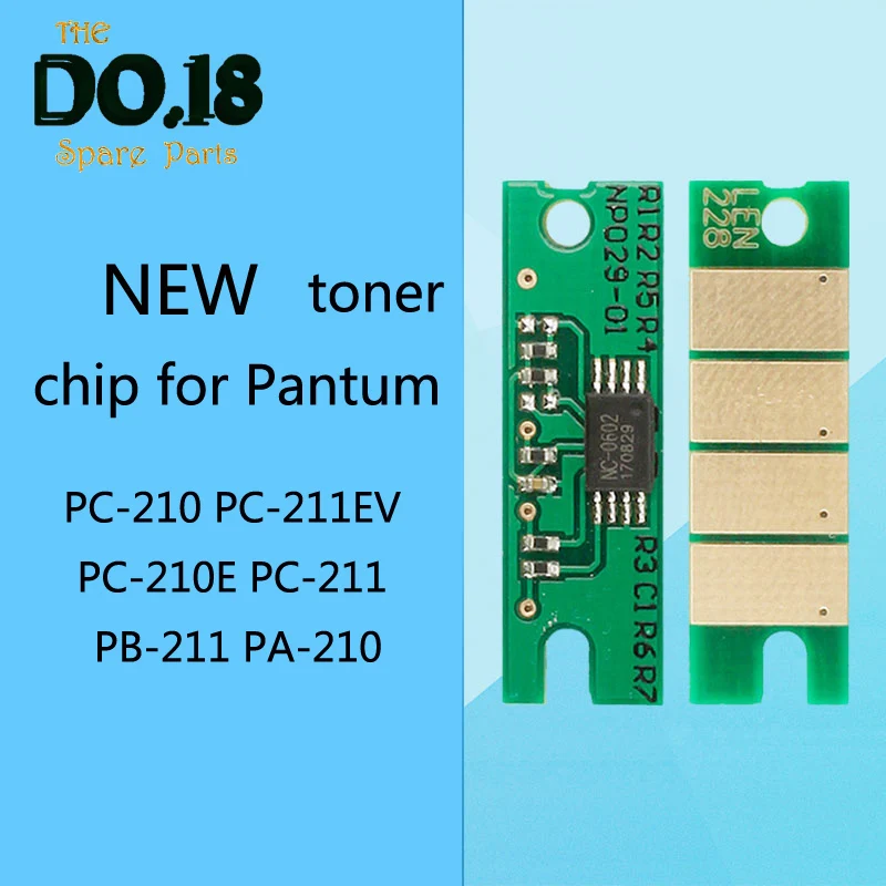 Новый чип тонера для Pantum P2500W P2505 M6200 M6500 M6505 M6600 M6607 PC 210 211E 210E 211 тонер чип|Детали