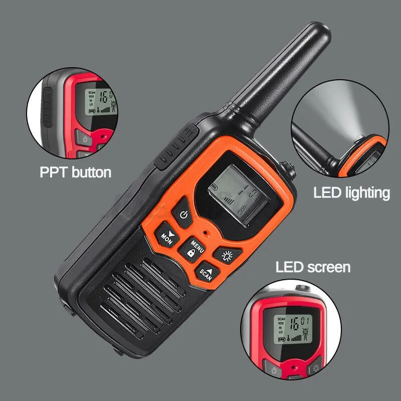 Для склада отель иди и болтай Walkie Talkie S для взрослых детей 22 Каналы 2x Ручной “иди