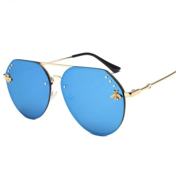 COOLSIR 2020 Винтажные Солнцезащитные очки авиаторы для женщин Роскошные с золотыми