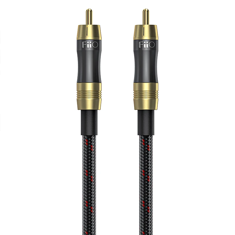 Fiio LR RCA1 RCA цифровой коаксиальный аудиокабель 50 см позолоченный Matal штекер для BTA30 K5