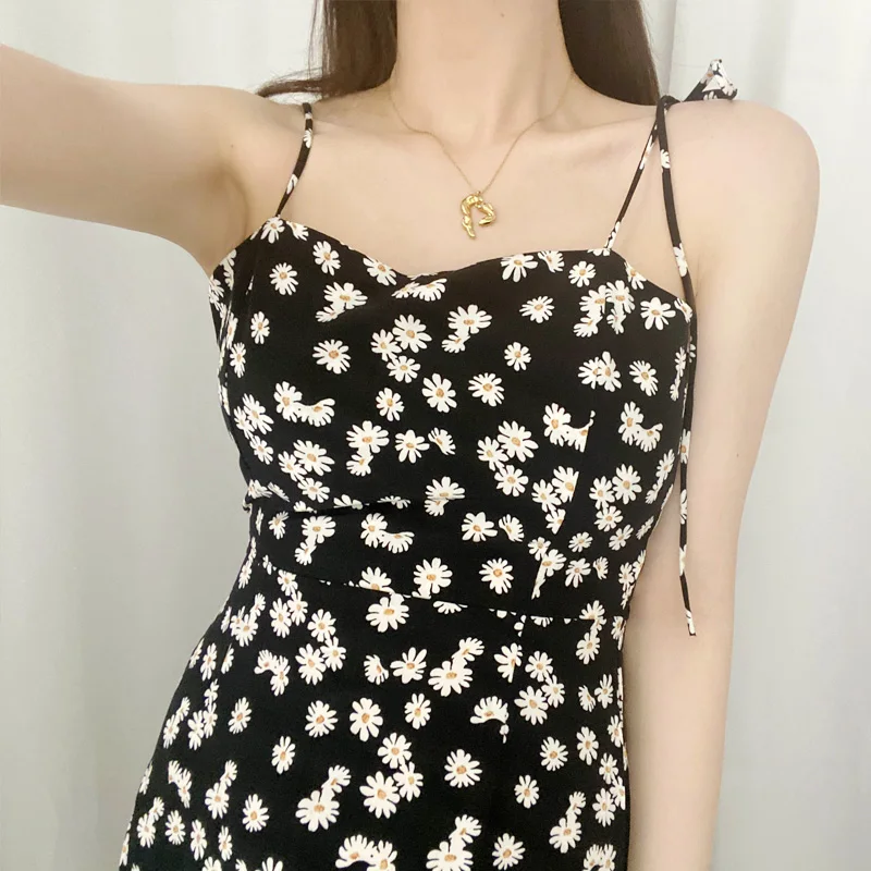 Женское платье с цветочным принтом Короткое облегающее А-силуэта в стиле ретро