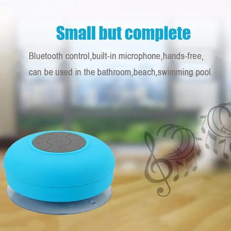 

Portable Mini Bluetooth Speaker Wireless Waterproof Shower Speakers for Phone PC Bluetooth Soundbar Hand Free Car Loud speaker