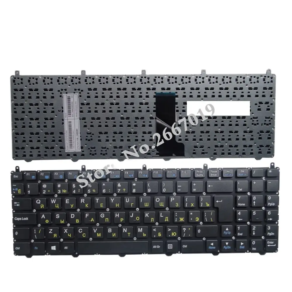 Русская клавиатура для HASEE DNS Clevo K660E K760E K750C K710C K650C CW35 SW35S CW37 CW37S K650S K750S K590S K790S Ares E102