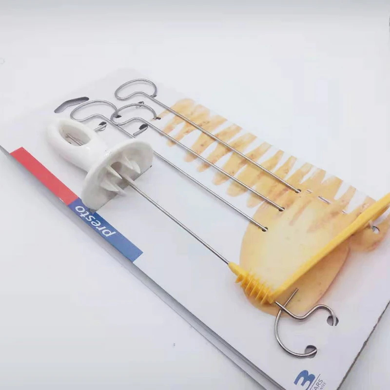 4 шт./компл. Торнадо слайсер для картофеля из нержавеющей стали ручной резак