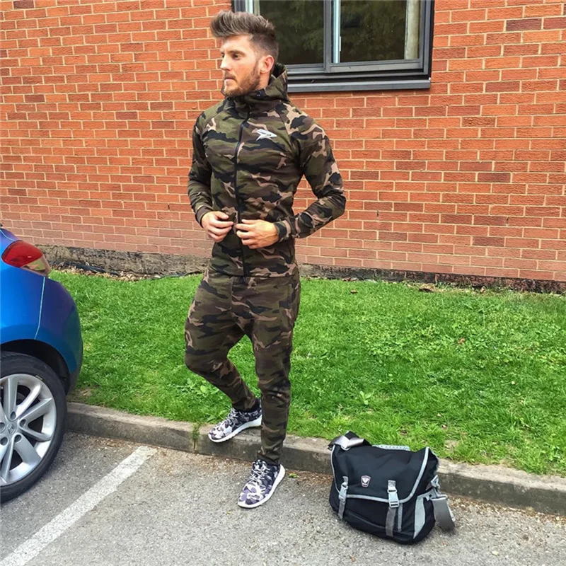 

Jogger pants new men's camouflage sports trousers men's fashion fitness sports casual printed camouflage pants size M-2XL