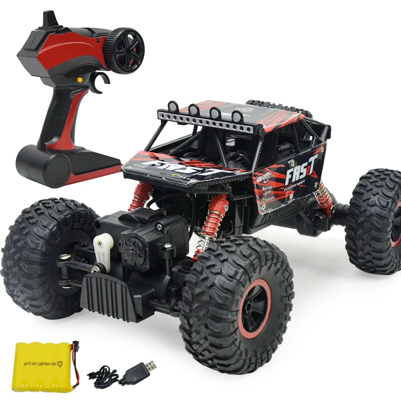 

1:18 Electric Car Off Road Remote Control Stunt Rock Crawler 2.4G Car Wireless Drift Brinquedos Menino Adults Toys DE50YKC