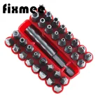 33 в 1 отвертка для полых винтов комплект набор ручных инструментов с шестиугольный шестигранный крест Torx специальный пакет зарядки дрель образная отвертка бит