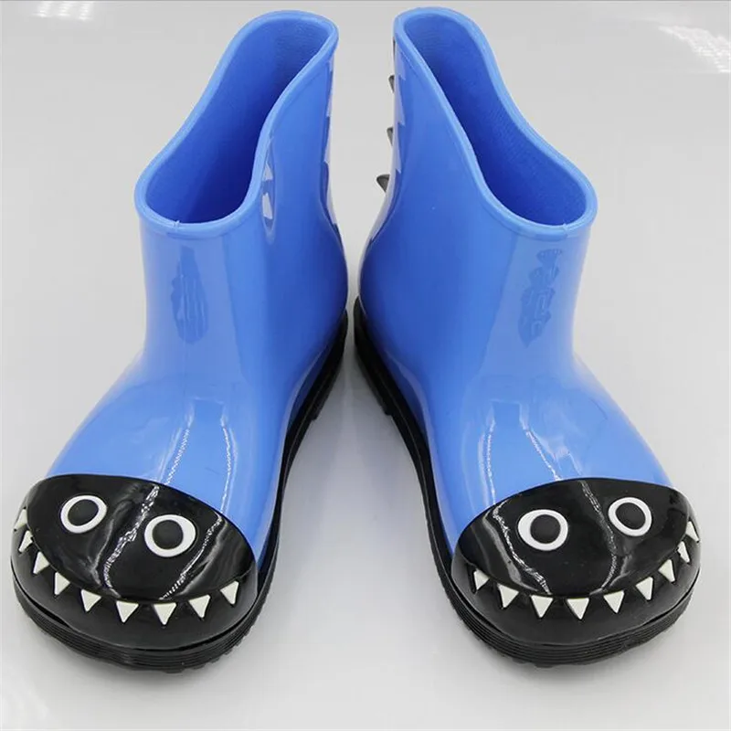 Всесезонные детские непромокаемые сапоги для девочек и мальчиков с рисунком