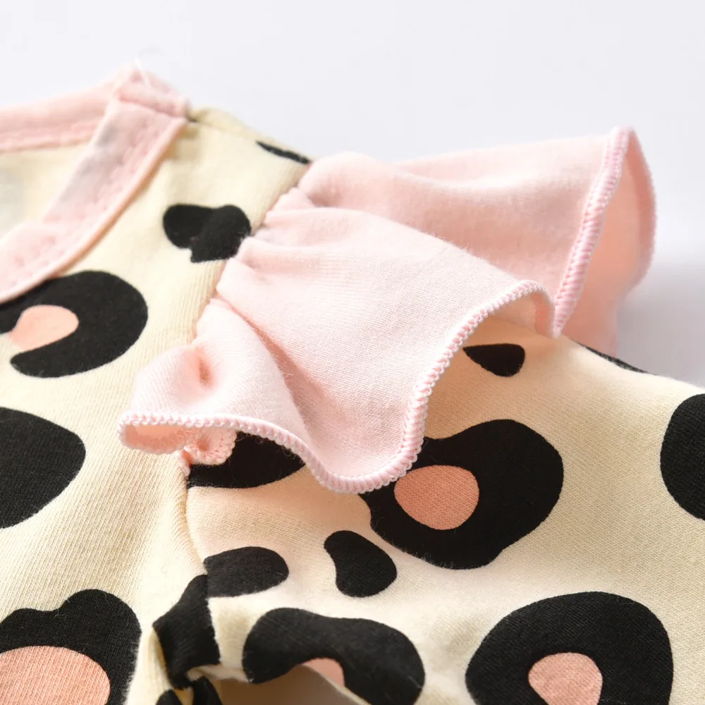 Одежда для новорожденных девочек из 3 предметов комбинезон с длинными рукавами