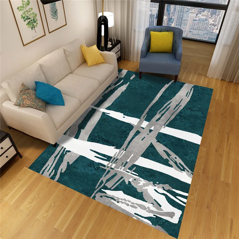 Modern Nordic Large Area Rug Living Room Sofa Coffee Table Bedroom Household Carpet