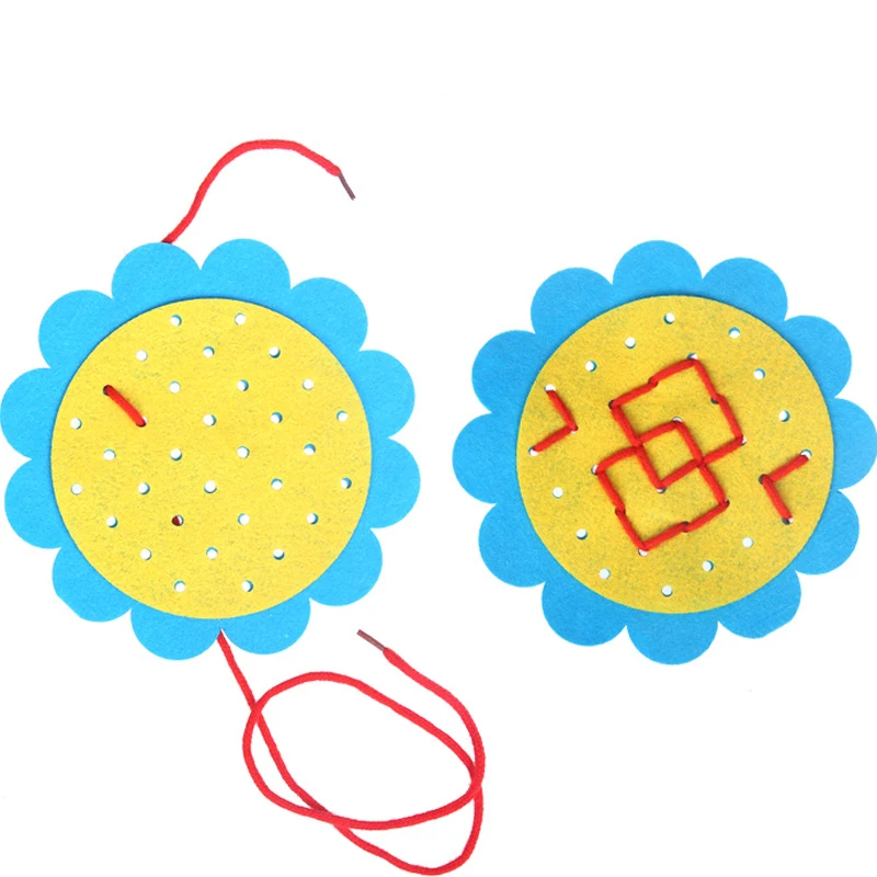 Набор детских тканевых материалов DIY для раннего обучения обучающие игрушки