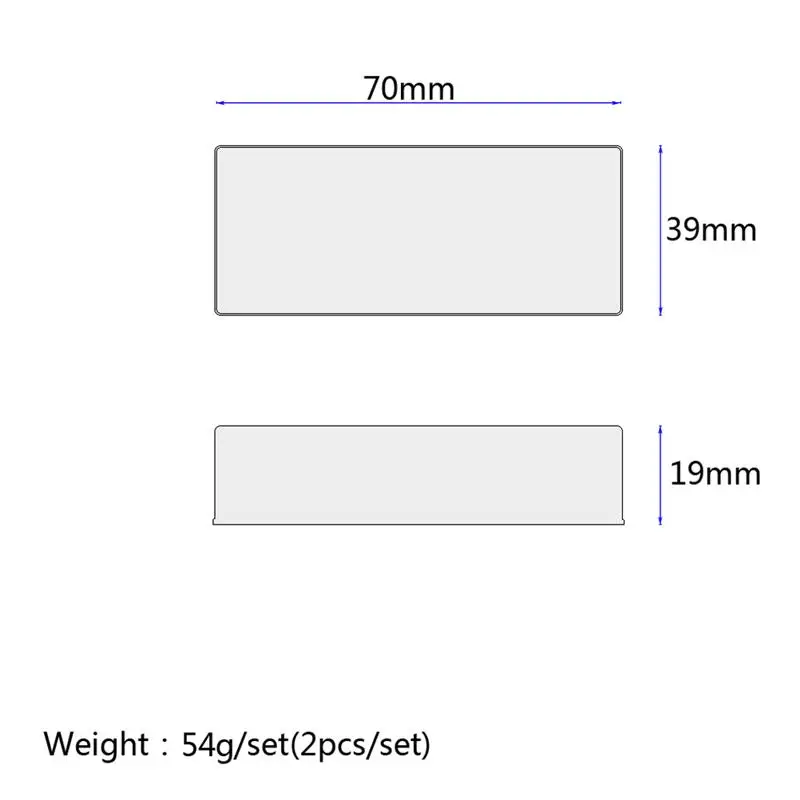 2 шт Одиночная катушка латунь полностью закрытый хамбакер Пикап для мужчин