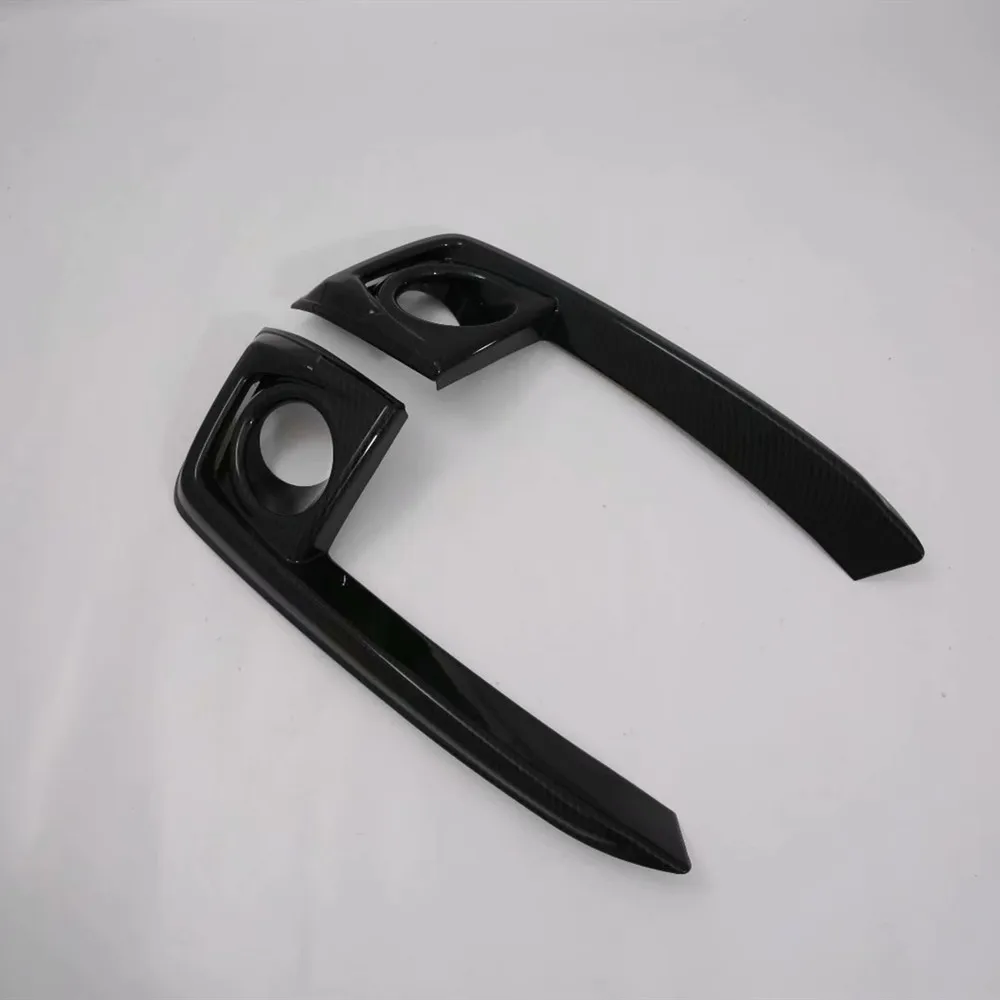 

Для Honda Civic 2019 2020 углеродное волокно ABS Хром передний отражатель противотумансветильник ры крышка бампера отделка рамка Стайлинг Гарнир