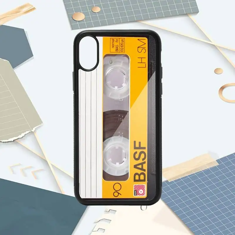 

Old Cassette retro art pattern high quality Phone Case shell PC for iPhone 11 12 pro XS MAX 8 7 6 6S Plus X 5S SE 2020 XR
