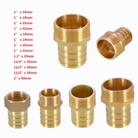 bsp brass 1 114 112 2 malefemale thread x barb hose tail end connector fitting for air fuel pipe fitting adapter