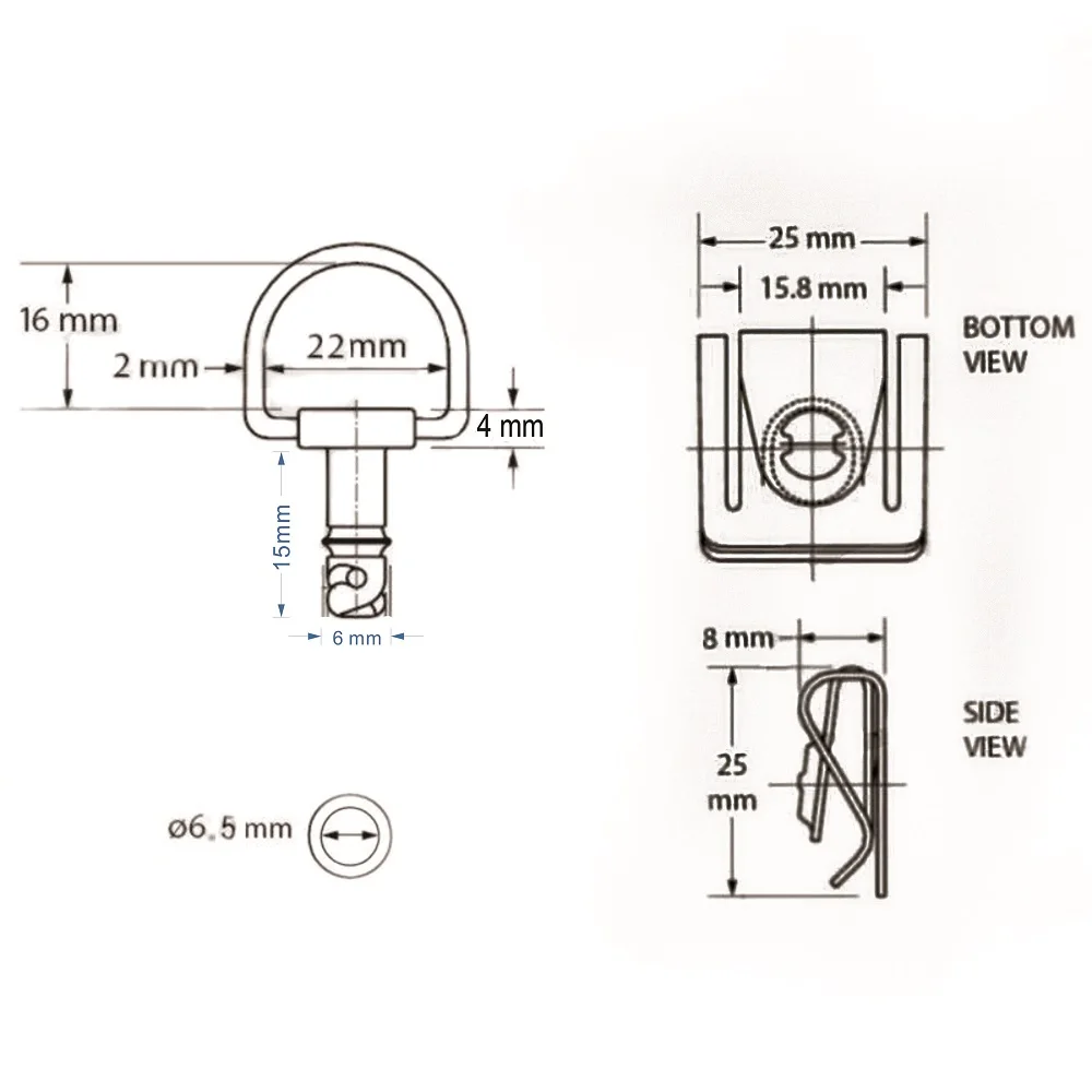 Запчасти для мотоциклов 15 мм хромированные быстросъемные крепежи болты